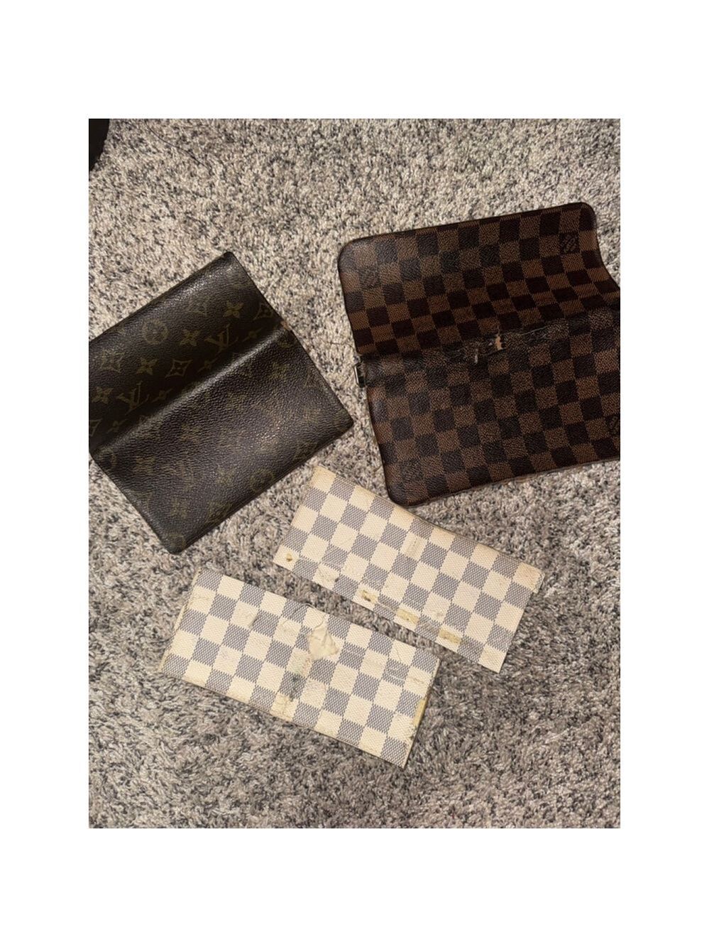 Authentic LV Scrap Canvas Pieces Monogram & Damier DIY Upcycle Lot SKU-s001 - Picture 2 of 8